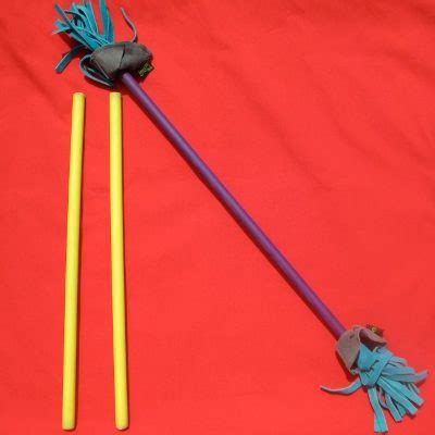 Juggling Sticks, also called flower sticks or lunastix.