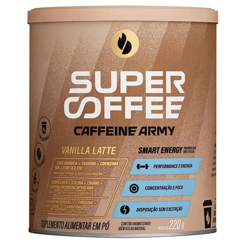 Supercoffee É Pré Treino - Pré-Treino SuperCoffee Vanilla Latte - 220g em Promoção | Centauro