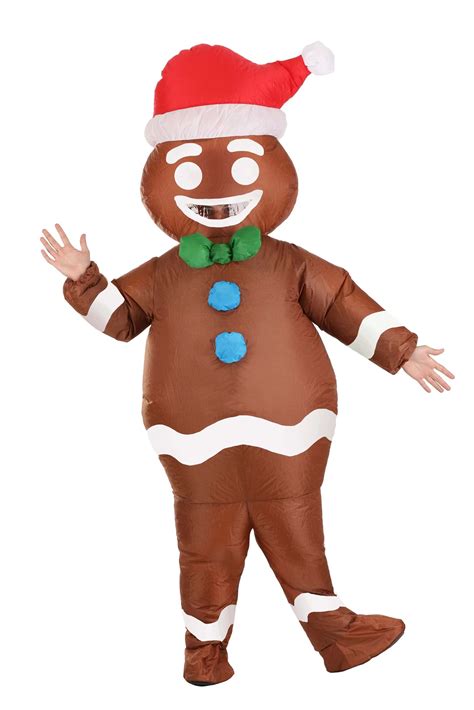 Adult Inflatable Gingerbread Costume