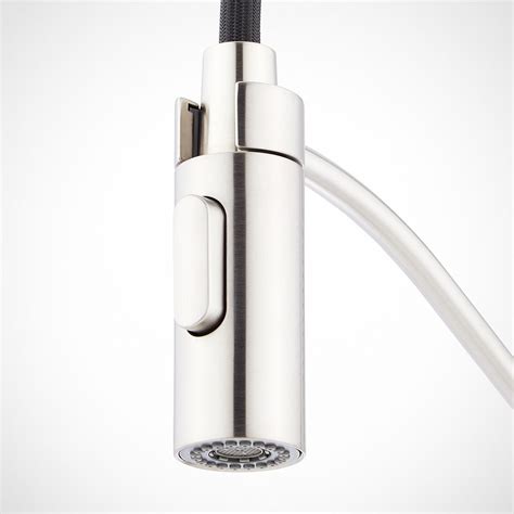 Eiler Single-Hole Kitchen Faucet with Pull-Down Spring Spout