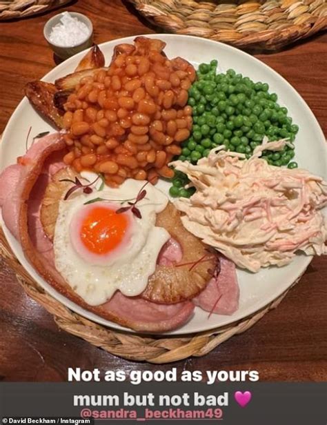 David Beckham tucks into a VERY expensive and bizarre-looking seafood ...