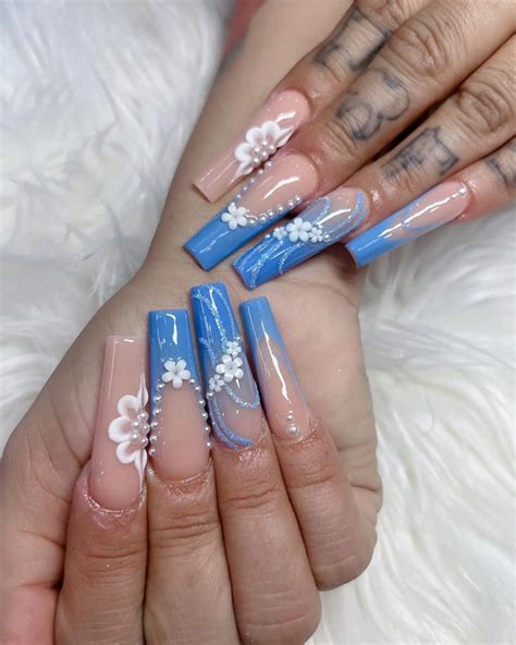 35 Most Popular Coffin Acrylic Nail Designs Ideas - Trendy Canva