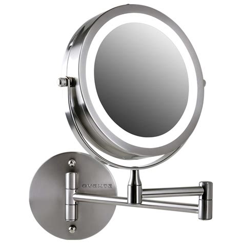 The Best Wall Mounted Makeup Mirror Brushed Nickel - Your Choice