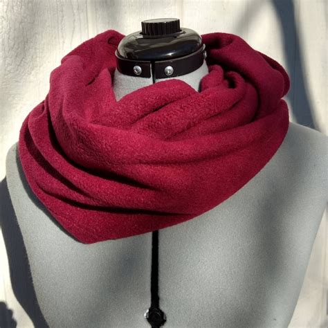 fleece scarf etsy