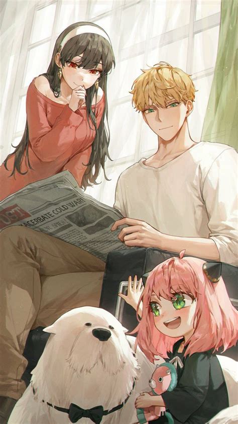 pin de anime  life em spy  family anime familia