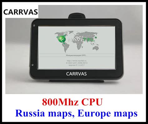 HOT in Russia! 4.3'' car GPS auto GPS navigator 800Mhz CPU, DDR 128 MB ...