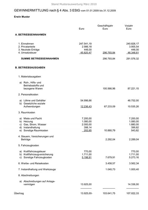 Die Einnahmenuberschussrechnung Nach 4 Abs 3 Estg 8