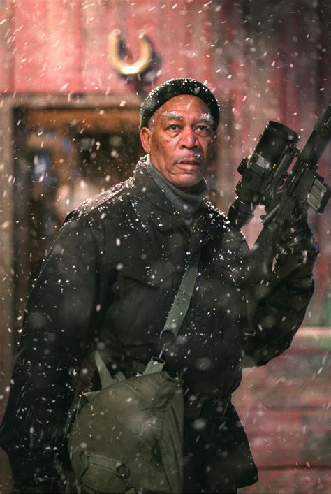 "Dreamcatcher" movie still, 2003. Morgan Freeman as Col. Abraham Curtis