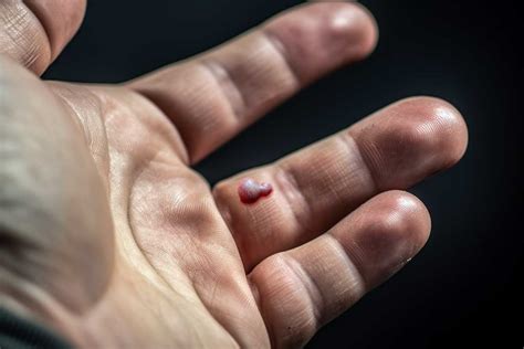 Ampoule : Faut-il percer une bulle de sang formée sur un doigt ...