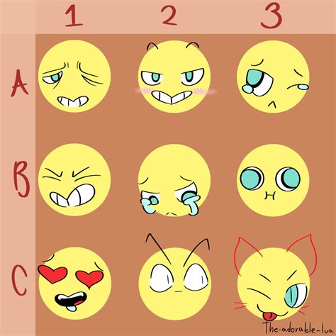 drawing memes   challenges  adorable lua expression meme p
