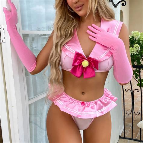 Costume Cosplay De Marin Pour Femmes, Ensemble Sexy D'écolière, Costume
