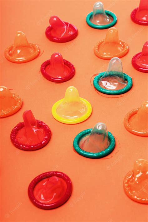 Free Photo | Colorful condoms