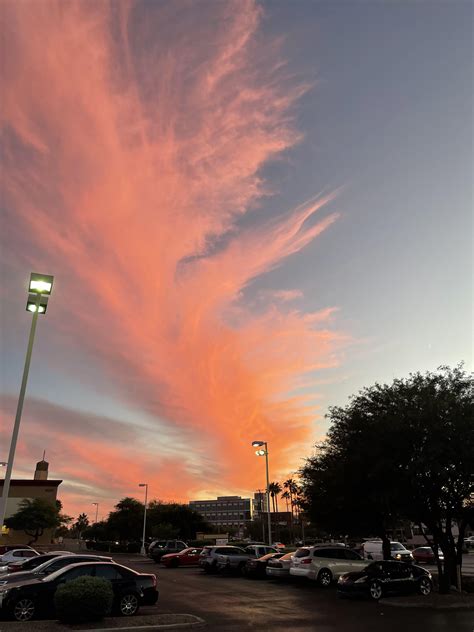 Unique cloud over Tucson. : Tucson