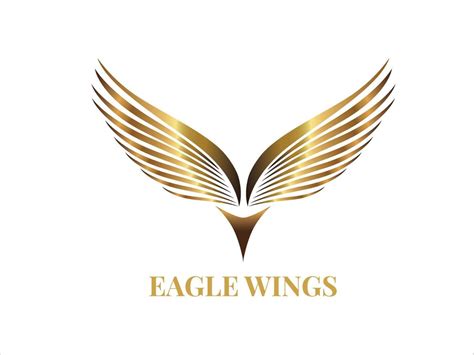 Eagle Wings Logo 11401365 Vector Art at Vecteezy