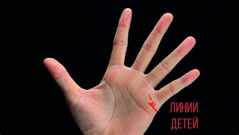 Линия детей на руке и её значение в хиромантии