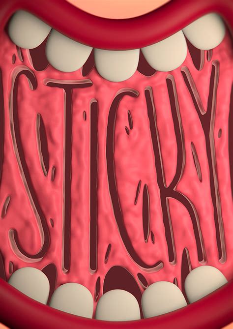 sticky  behance