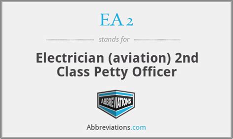 What does EA2 stand for?