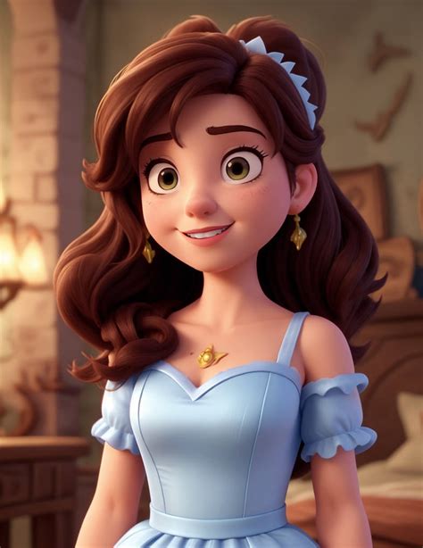 Disney Belle by AIVoodoo on DeviantArt