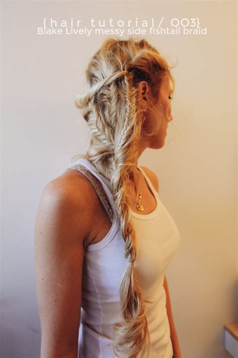 The Wiegands: hair tutorial/ OO3. Blake Lively Messy Braid.