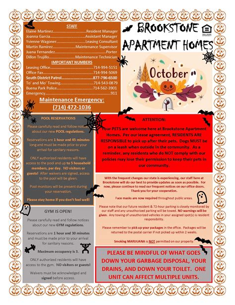 Resident Newsletter - October