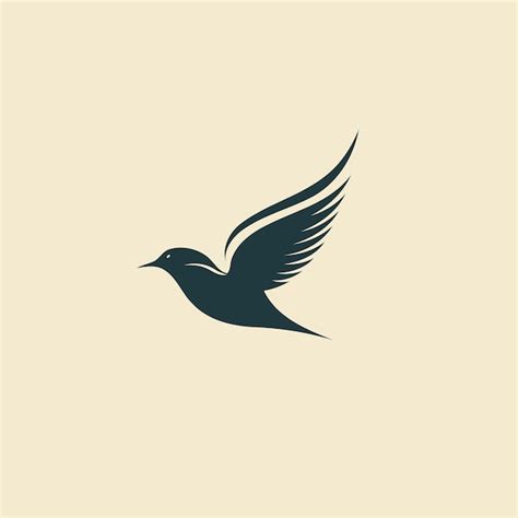 Векторная иллюстрация дизайна логотипа птицы | Премиум векторы