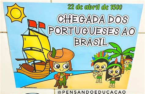 Mini Painel – Chegada dos Portugueses ao Brasil – Pensando Educação 