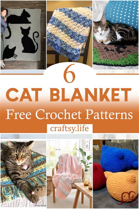 6 Free Cat Crochet Blanket Patterns For Winter - Craftsy