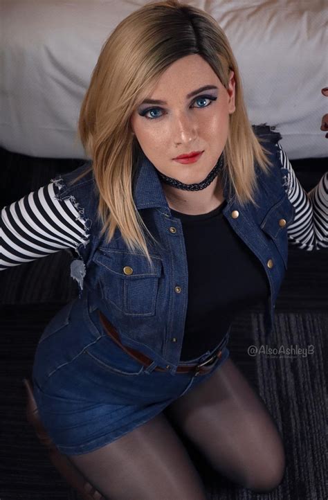 Cosplay Thursday! Android 18 and her blue eyes and... big thighs 😜 : u