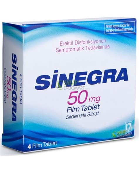 Sinegra - Синегра - 4 x 50 mg. - topstimulantitopstimulanti