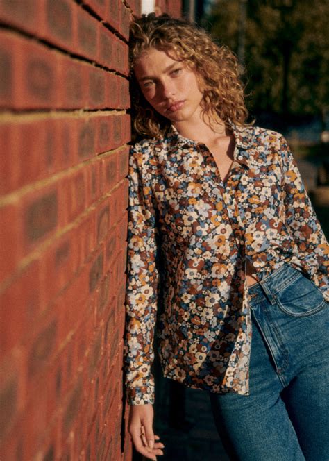 Pierro Shirt - Pastel Blossom Print - Octobre Éditions