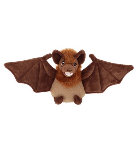 Eco cuddly bat softtoy made from recycled plastic bottles
