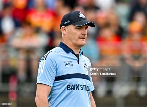 Carlow , Ireland - 17 June 2023; Dublin manager Micheál Donoghue ...