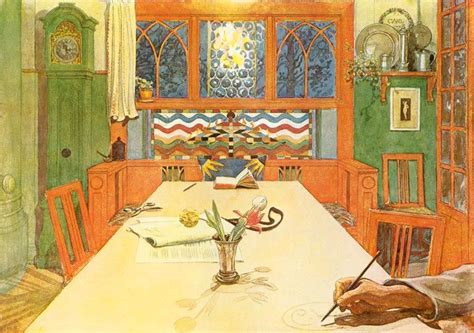 Carl Larsson (1859-1928): Day Is Done | Краска, Художники, Карл ларсон