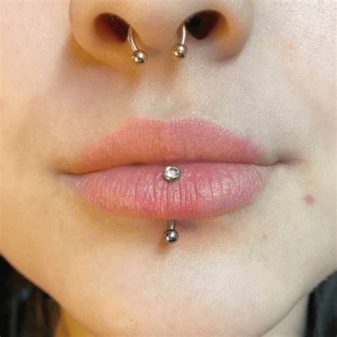lip piercing  guide cost pain level  placement options