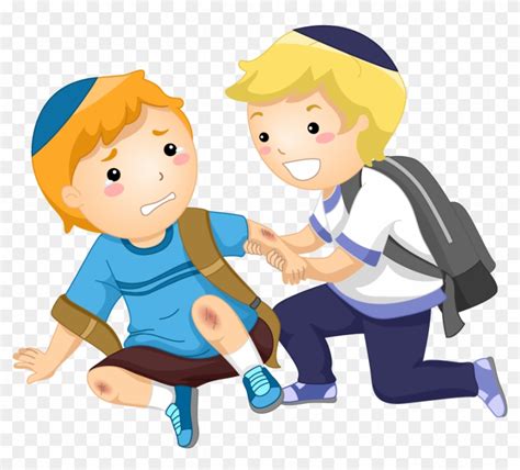 Kids Helping Cartoon - Free Transparent PNG Clipart Images Download