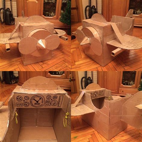 Самолёт из коробки
