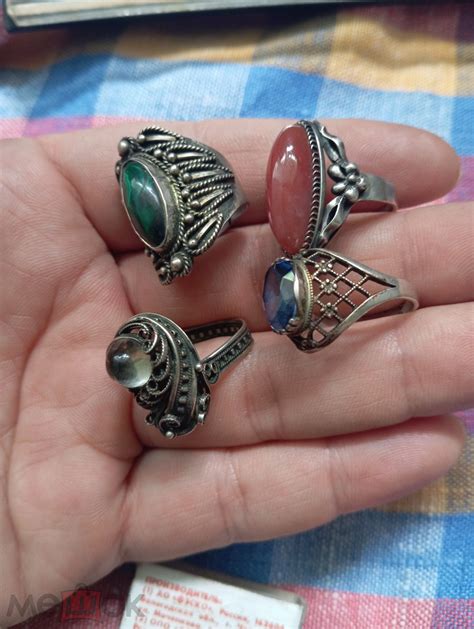 Серьги с голубым камнем серебро 875 и другие, С рубля