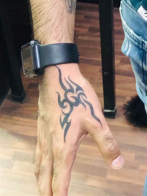 Tribal hand tattoo – Artofit