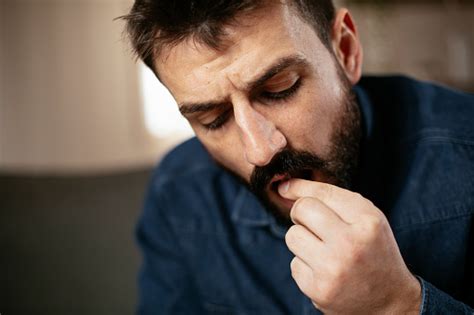 Young Man Drinking Medicine Stock Photo - Download Image Now ...