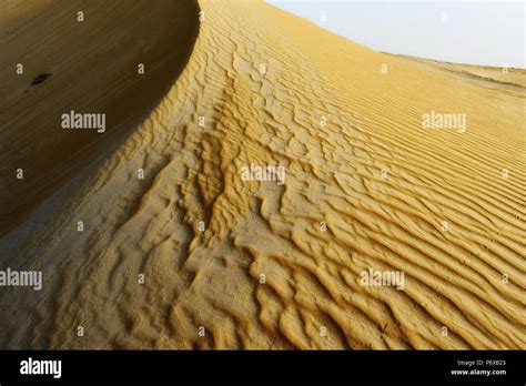 Sand Dunes in Desert of Saudi Arabia. No men, no life only sand every ...