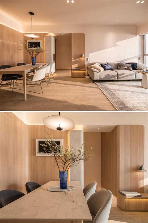 LED Lighting Is Hidden Throughout This Home To Create A Soft Warm Glow