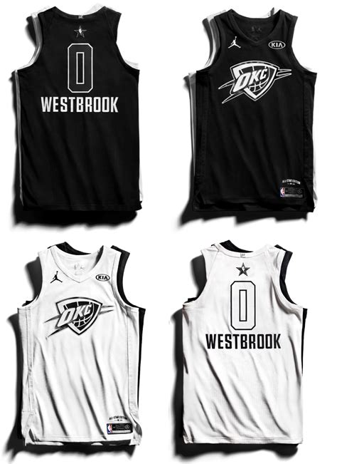 Les maillots officiels du All-Star Game 2018 dévoilés : black and white ...