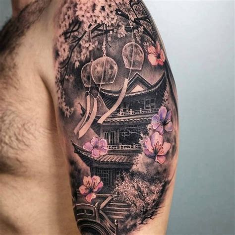 Cherry Blossom Samurai Tattoo