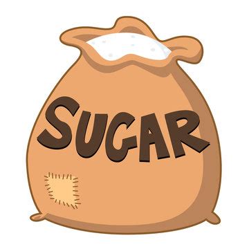 brown sugar bag clipart