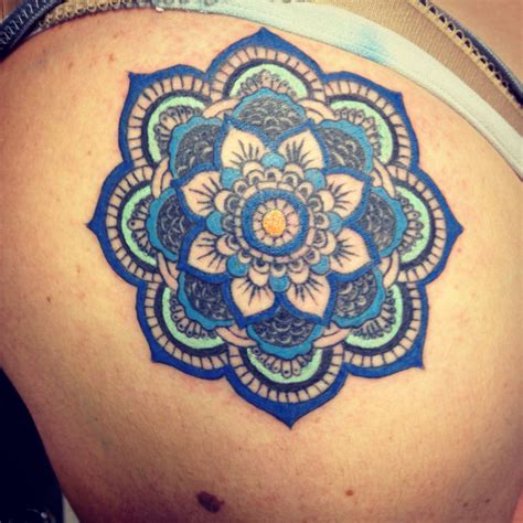 mandala tattoo  color tattoo style trends