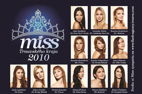 Pozrite si dvanástku finalistiek súťaže Miss Trnavského kraja | trnava ...