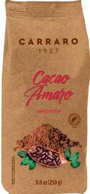 Carraro Cacao Amaro / 150213 (250г) Какао-порошок купить в Минске ...