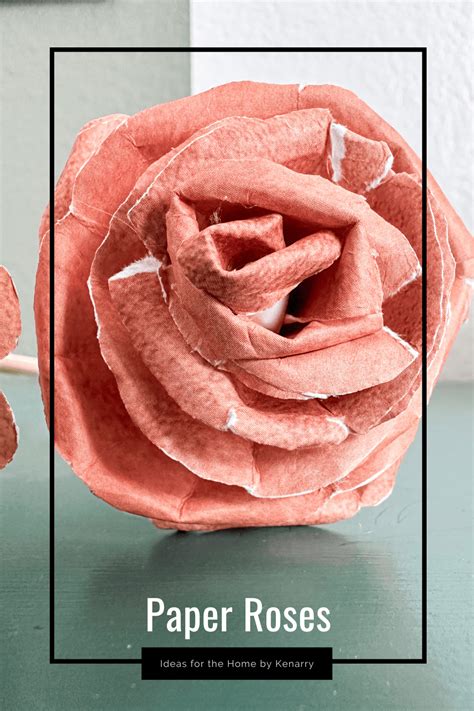 Paper Roses - Ideas for the Home