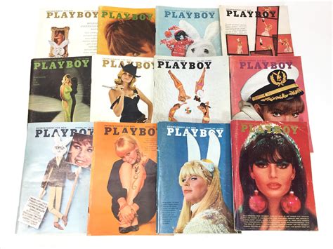 Lot - 1966 Playboy Vol. 13 #’s 1-12