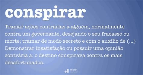 O Que Significa Conspira